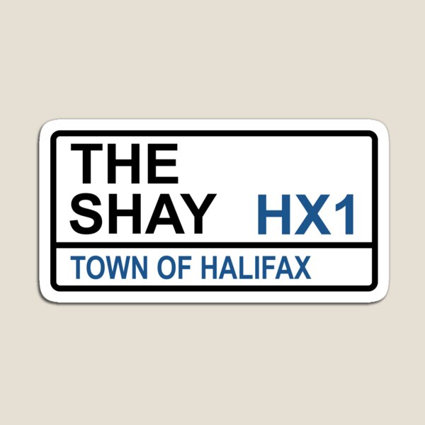 Item preview, Halifax Town The Shay Iconic Street Sign designed and sold by DelfDesign.