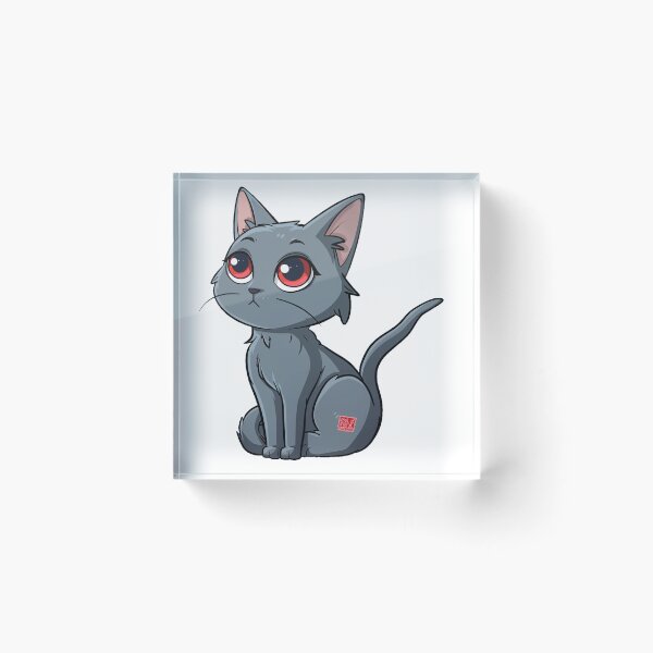 Item preview, Cute cartoon kitten designed and sold by Stickermagician.