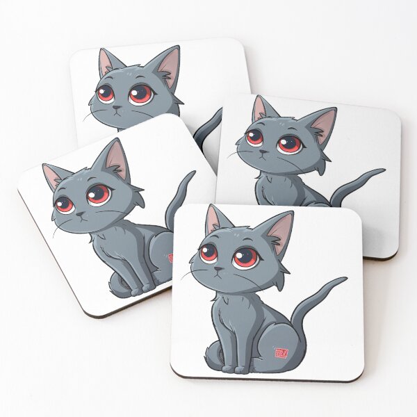 Item preview, Cute cartoon kitten designed and sold by Stickermagician.