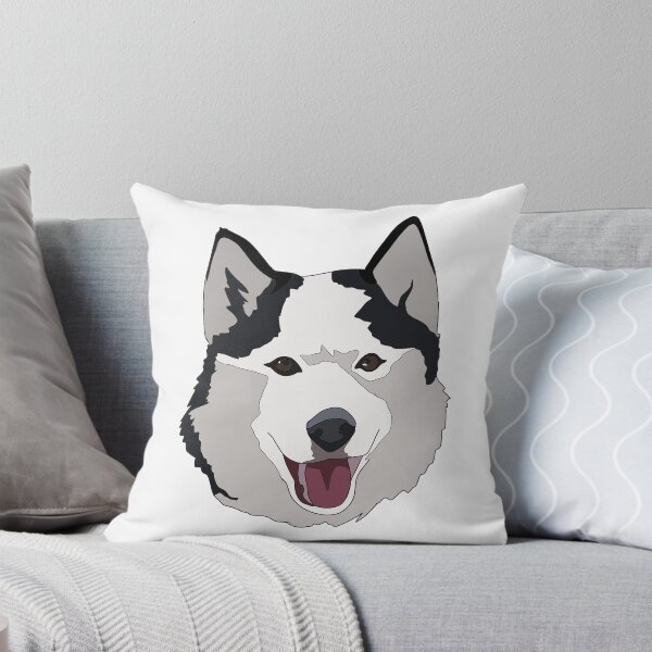 Item preview, Copy of Grey Husky Alaskan malamute mix  designed and sold by LeahcarsArt.