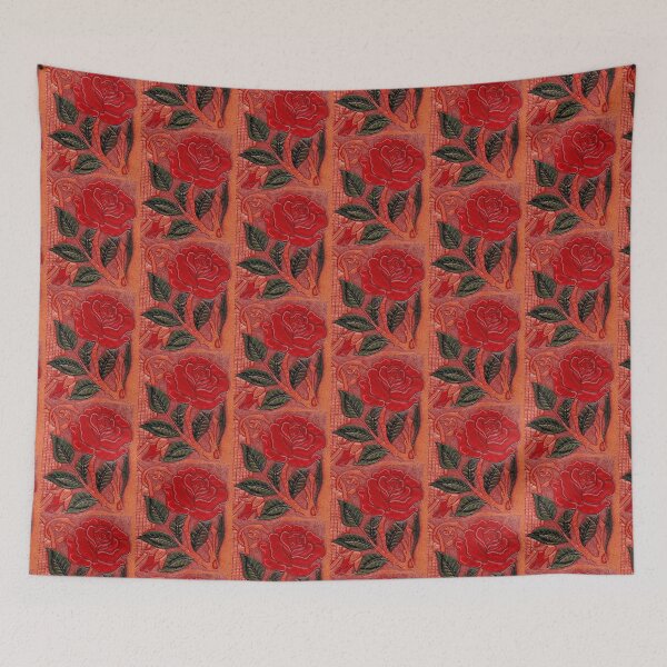 Item preview, Photograph of Red Rose on embossed Leather  designed and sold by EmevoliProducts.