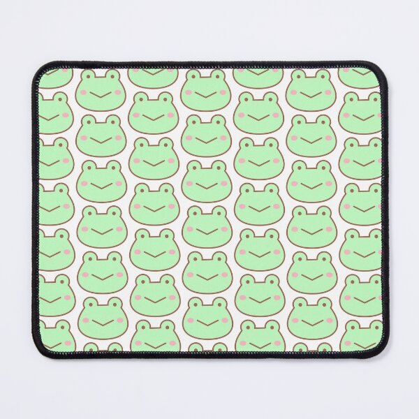 Item preview, Little cute pastel green frog face designed and sold by nuchz.