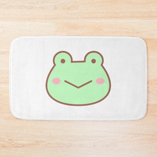 Item preview, Little cute pastel green frog face designed and sold by nuchz.