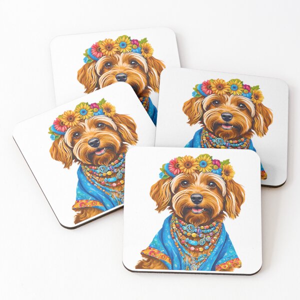 Item preview, Groovy 1970s Yorkipoo – Hippy Vibes & Retro Style designed and sold by Fredster1966.