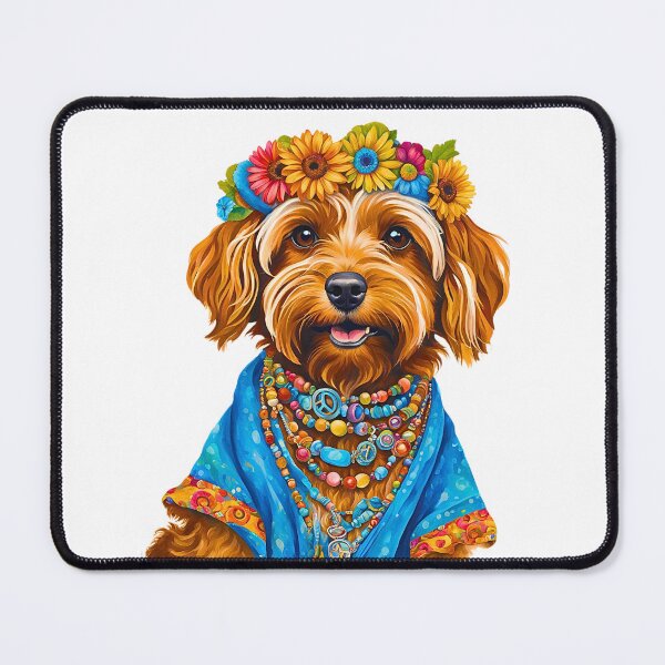 Item preview, Groovy 1970s Yorkipoo – Hippy Vibes & Retro Style designed and sold by Fredster1966.