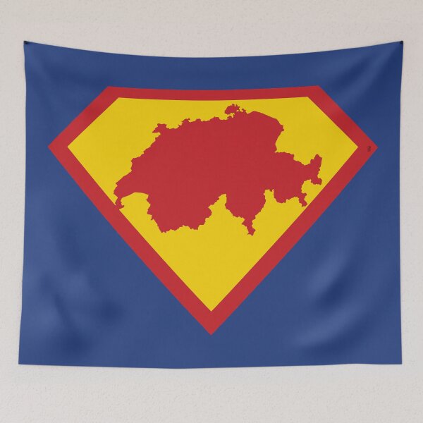 Item preview, SUPER SWISS SHIELD - Freedom Is The Superpower -  SWITZERLAND  design designed and sold by pelagio.