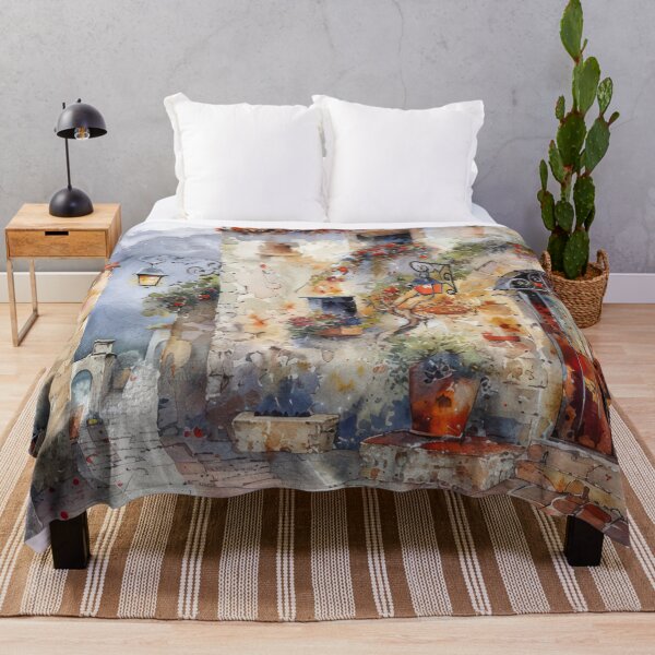 Item preview, Old Town Alleyway designed and sold by NeoNebulaArt.