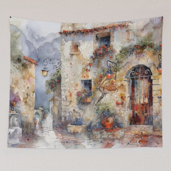 Item preview, Old Town Alleyway designed and sold by NeoNebulaArt.