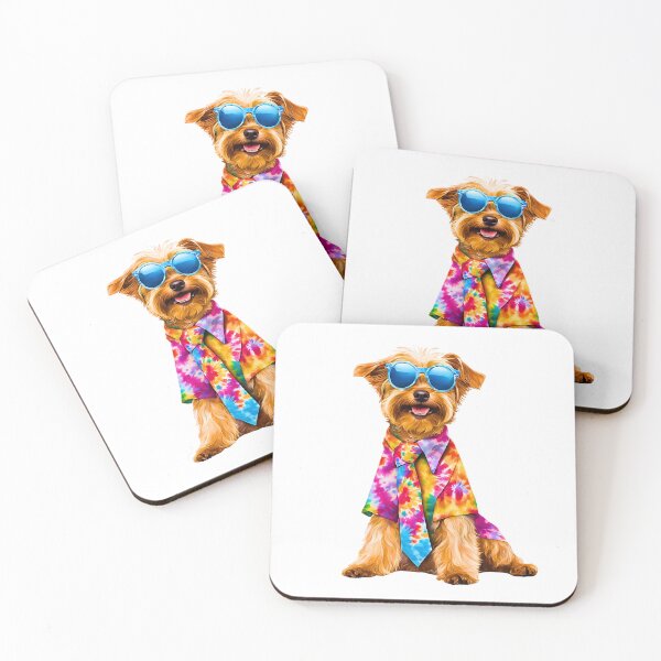 Item preview, Groovy 1970s Yorkipoo in Shades – Hippy Vibes & Retro Style designed and sold by Fredster1966.
