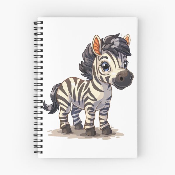 Item preview, Cute cartoon zebra designed and sold by Stickermagician.