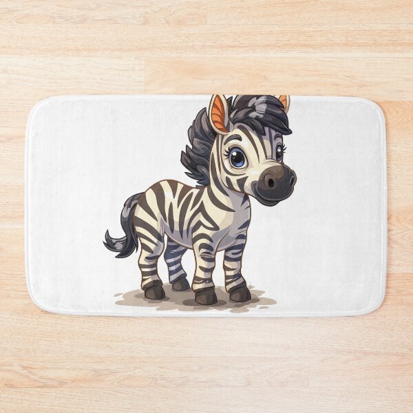 Item preview, Cute cartoon zebra designed and sold by Stickermagician.