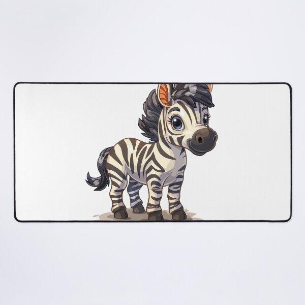 Item preview, Cute cartoon zebra designed and sold by Stickermagician.