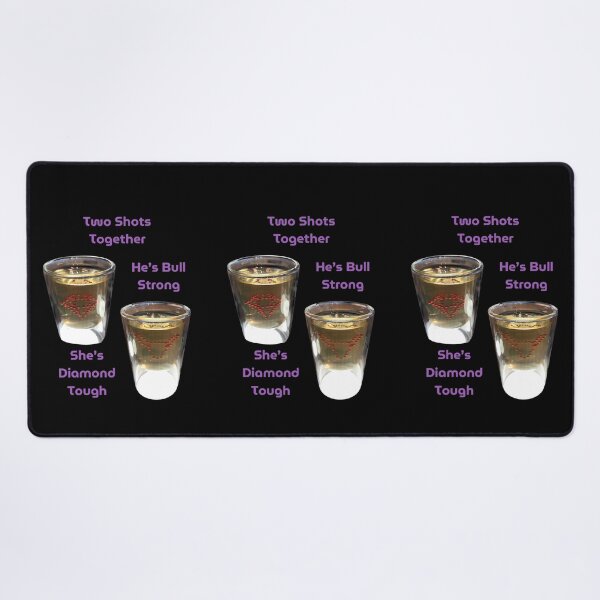 Item preview, Two Shots Together: Diamond Tough. Bull Strong. designed and sold by jglobal360.