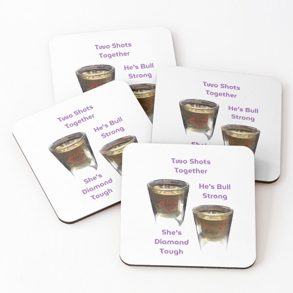 Item preview, Two Shots Together: Diamond Tough. Bull Strong. designed and sold by jglobal360.