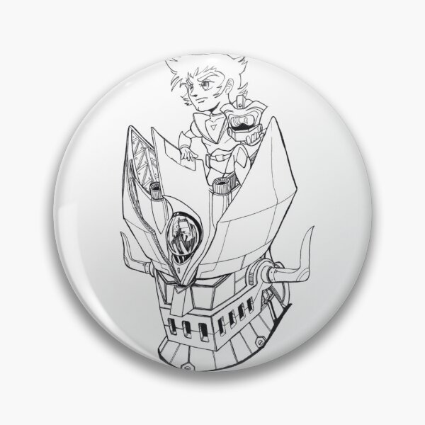 Item preview, Mazinger Z Black and White designed and sold by RetroanimeMG.