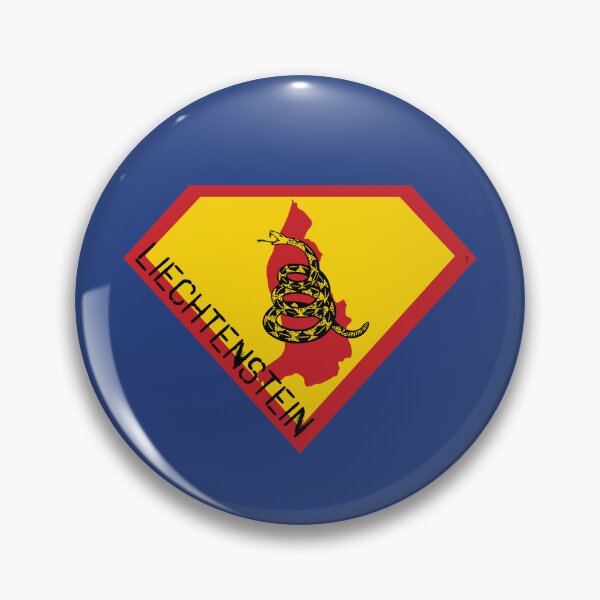 Item preview, LIECHTENSTEINER SHIELD - Freedom Is The Superpower - Gadsden Snake Flag - Dont Tread On Me SUPERHERO LIECHTENSTEIN spellout design designed and sold by pelagio.