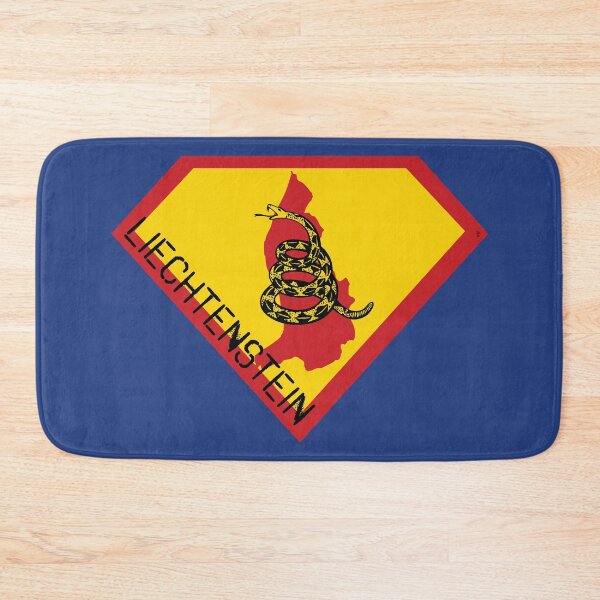 Item preview, LIECHTENSTEINER SHIELD - Freedom Is The Superpower - Gadsden Snake Flag - Dont Tread On Me SUPERHERO LIECHTENSTEIN spellout design designed and sold by pelagio.