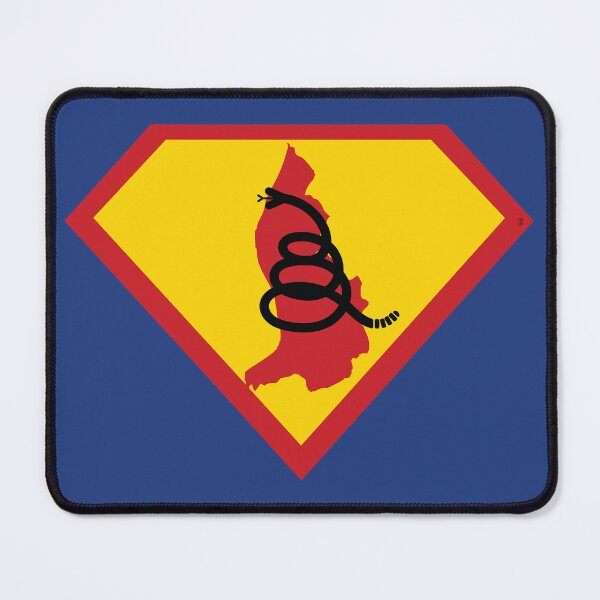 Item preview, LIECHTENSTEINER SHIELD - Freedom Is The Superpower - Modern Gadsden Snake Flag - Dont Tread On Me SUPERHERO LIECHTENSTEIN  design designed and sold by pelagio.