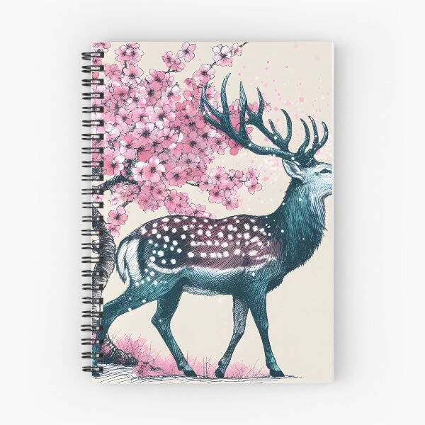 Item preview, Graceful Deer Under Sakura Canopy designed and sold by inkNext.
