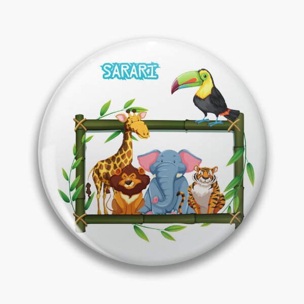 Artikelvorschau, Dschungeltiere auf einer Natursafari entworfen und verkauft von LaUnArt.