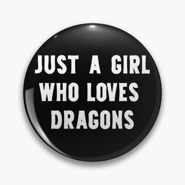 Item preview, Just A Girl Who Loves Dragons Funny Dragon Lover designed and sold by RareBunny.