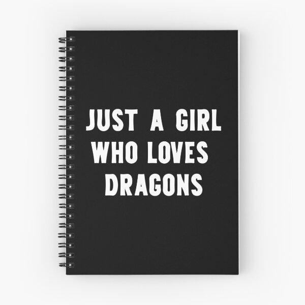 Item preview, Just A Girl Who Loves Dragons Funny Dragon Lover designed and sold by RareBunny.