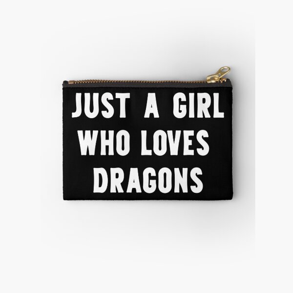 Item preview, Just A Girl Who Loves Dragons Funny Dragon Lover designed and sold by RareBunny.