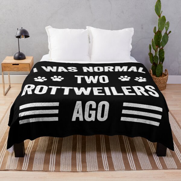 Item preview, I Was Normal Two Rottweilers Ago Funny Rottweiler Lover designed and sold by RareBunny.