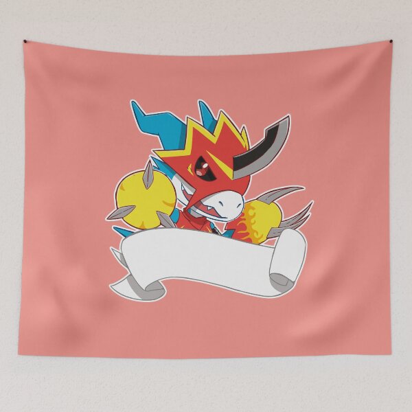 Item preview, Flamedramon w/ Blank Banner designed and sold by Vidard Corner.