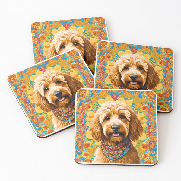 Item preview, Groovy 1970s Golden Doodle – Hippy Vibes & Psychedelic Style designed and sold by Fredster1966.