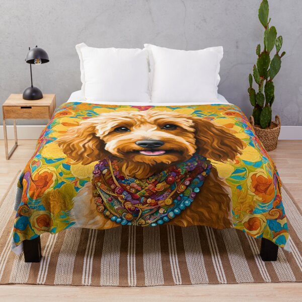 Item preview, Groovy 1970s Golden Doodle – Hippy Vibes & Psychedelic Style designed and sold by Fredster1966.