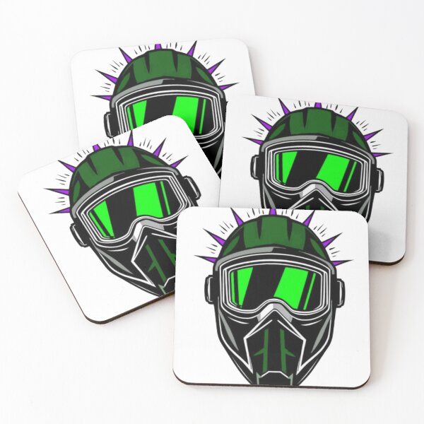 Item preview, Cool green Helmet designed and sold by PooHog-Arts.