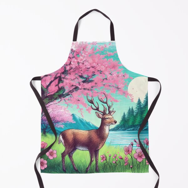 Item preview, Deer by Sakura Canopy Lake designed and sold by inkNext.