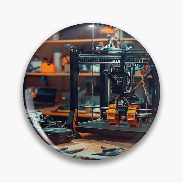 Item preview, a cluttered and vintage-inspired workshop space. designed and sold by CheerForGoods.