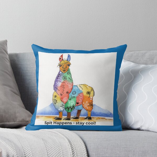 Item preview, Spit Happens - Llama  designed and sold by Mojaniart.
