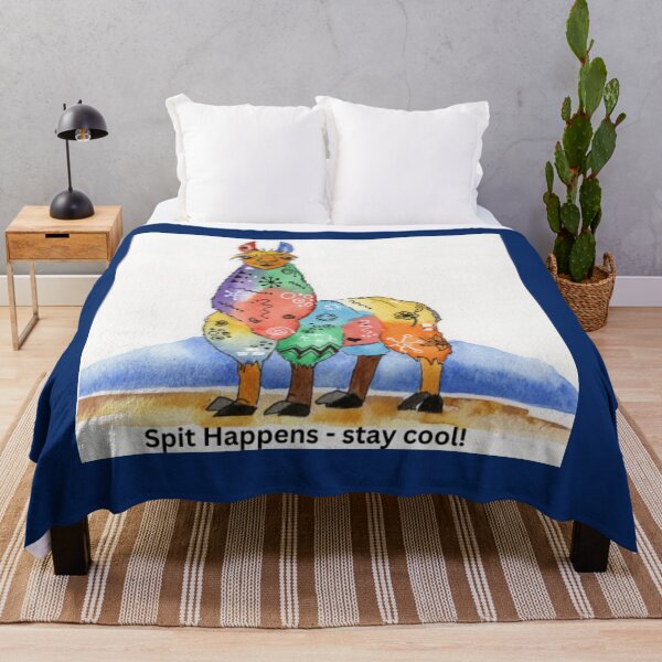 Item preview, Spit Happens - Llama  designed and sold by Mojaniart.
