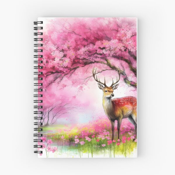 Item preview, Sakura Bliss: Deer in Bloom designed and sold by inkNext.