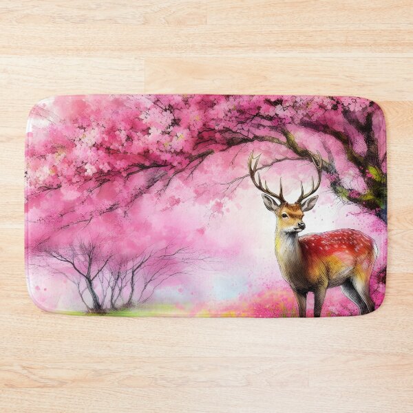 Item preview, Sakura Bliss: Deer in Bloom designed and sold by inkNext.