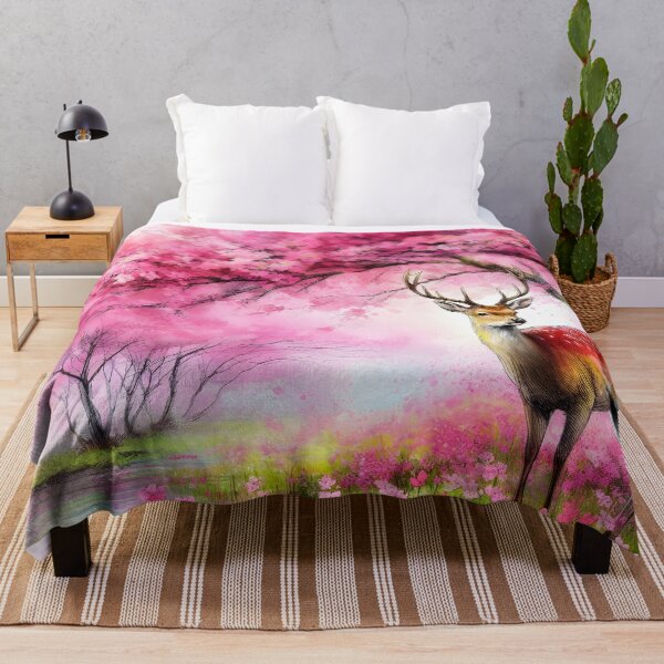 Item preview, Sakura Bliss: Deer in Bloom designed and sold by inkNext.