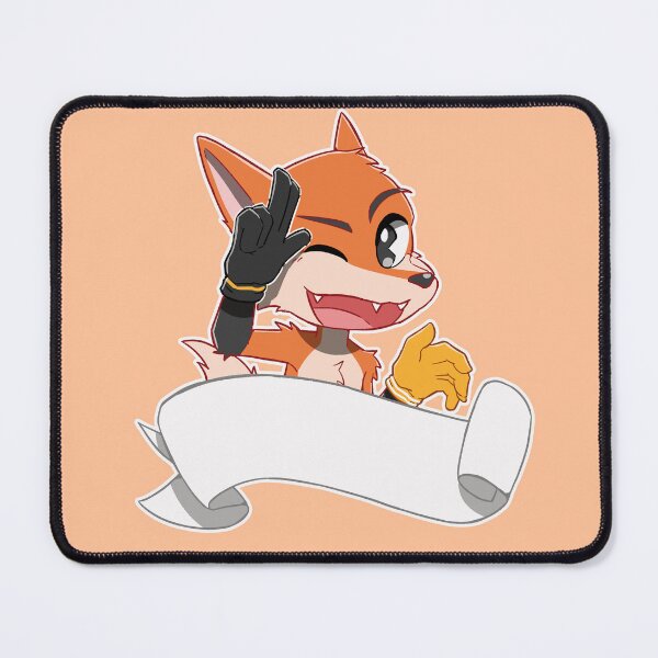Item preview, Anthro Fox w/ Blank Banner designed and sold by Vidard Corner.
