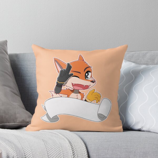 Item preview, Anthro Fox w/ Blank Banner designed and sold by Vidard Corner.