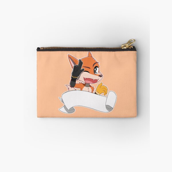 Item preview, Anthro Fox con pancarta en blanco designed and sold by Vidard Corner.