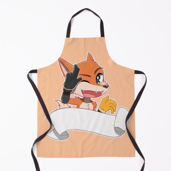 Artikelvorschau, Anthro Fox mit leerem Banner entworfen und verkauft von Vidard Corner.