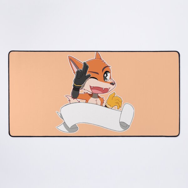 Item preview, Anthro Fox w/ Blank Banner designed and sold by Vidard Corner.