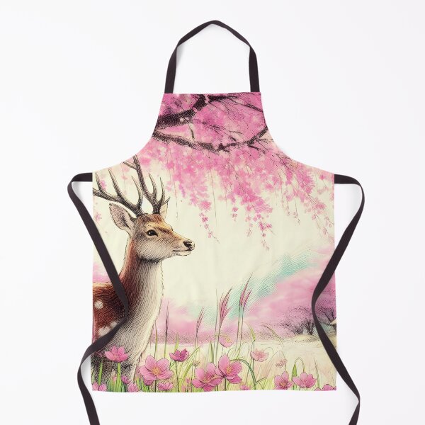 Item preview, Deer in Sakura Serenity designed and sold by inkNext.