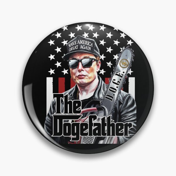 Item preview, The Dogefather Elon Musk designed and sold by Roy & Tiffany.