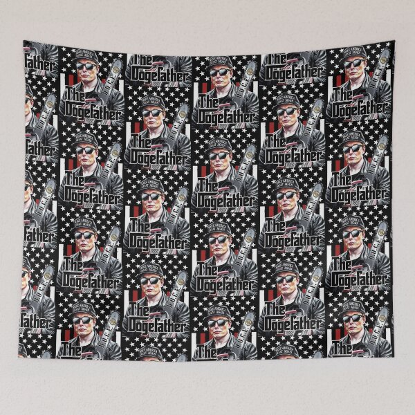 Item preview, The Dogefather Elon Musk designed and sold by Roy & Tiffany.