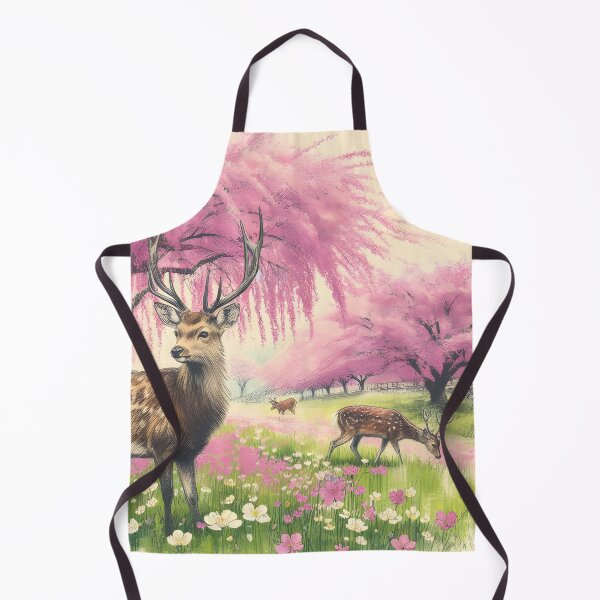 Item preview, Deer in Sakura Garden Bliss designed and sold by inkNext.