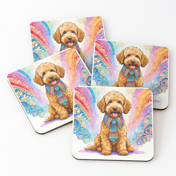 Item preview, Groovy 1970s Golden Doodle – Hippy Vibes and Psychedelic Style designed and sold by Fredster1966.