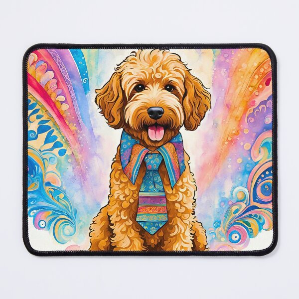 Item preview, Groovy 1970s Golden Doodle – Hippy Vibes and Psychedelic Style designed and sold by Fredster1966.